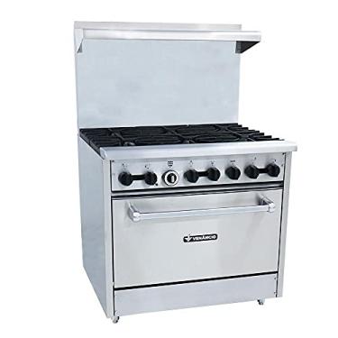 Imagem de Fogão Americano Inox 4 queimadores + Forno Inox Gás GLP FA6F Venâncio