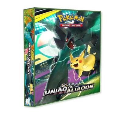 Imagem de Álbum Pasta Fichário Pokémon Sol e Lua União de Aliados Capa Dura Refo