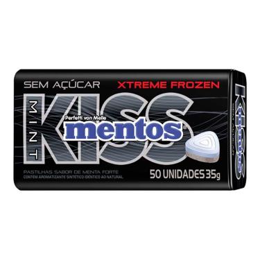 Imagem de Balas Kiss Xtreme Frozen Mentos 35g