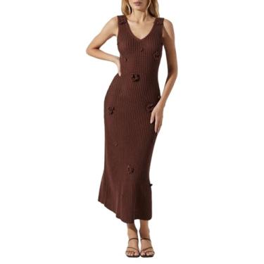 Imagem de ASTR the label Vestido feminino Ainhoa, Marrom, P