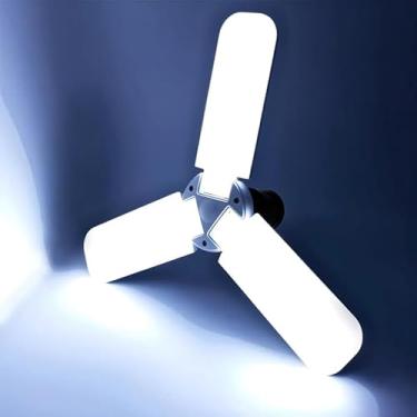 Imagem de Lâmpada Tripla Led Multifuncional Potente Tipo Pétala 45W Branca Ideal para Ambientes Amplos" Descrição Profissional