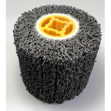 Imagem de SIGNI Roda de Desenho Abrasivo de Tira Poli, Soldas Limpas e Descalcificadas, Roda Removedora de Ferrugem e Roda de Oxidação, Lixadeira Polidora, Tração de Fio para Máquina de Polimento Manual(120X100