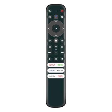 Imagem de RC813 FJB1 Controle remoto de voz de substituição compatível com TV S3/S4/S5/Q5/Q6/Q7/QM7/QM8 Series 65QM850G 55Q670G 65Q670G 75S470G 75Q670G 85Q670G 55Q650G 65QQ650G 65QQ650G 650G, 8 5Q650G 75Q650G