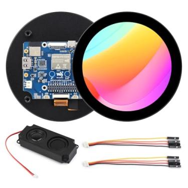 Imagem de Waveshare ESP32-P4 de 4 polegadas Round Touch Display Development Board, resolução de 720 x 720, ângulo de visualização de 170°, painel ótico de vidro elegante, microfone duplo, suporte Wi-Fi 6/BTW. 5