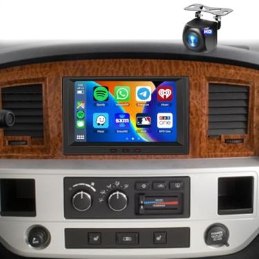 Imagem de Para Dodge RAM 1500/2500/3500 06-08, Chrysler PT Cruiser/300C 06-10, Jeep Grand Cherokee 2+64G Wireless Carplay/Android Auto, Android Car Radio Stereo 20.3 cm IPS DSP GPS WiFi BT Mirror Link SWC