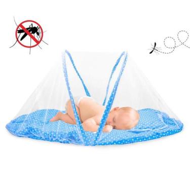 Imagem de Mini Berço Bebê Portátil Com Mosquiteiro - Innovaree-Commerce
