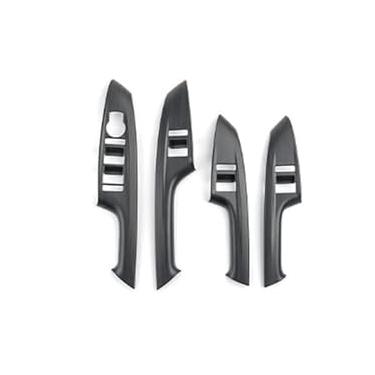 Imagem de YOUTOOCAR Tampa Do Interruptor Painel Da Janela Com Textura De Madeira, Acabamento Trava Porta Lateral Carro Compatível Acessórios Genesis Gv70