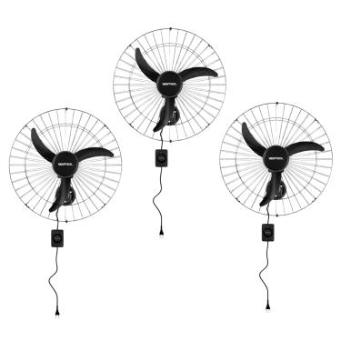 Imagem de Kit 3 Unidades Ventilador De Parede Bivolt 60 cm New Premium Profissional Ventisol