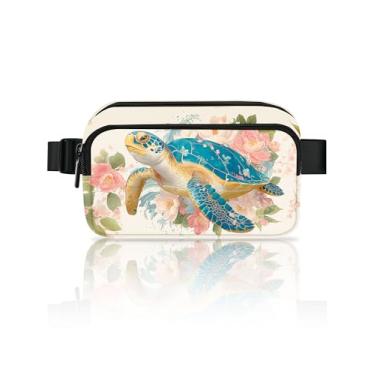 Imagem de Pochete de viagem, impermeável, pequena, bolsa transversal para mulheres, bolsa de cintura para corrida, caminhada, ciclismo, Azul claro, Medium, Tendência