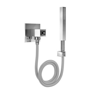 Imagem de Ducha Manual Desviador Docol Square 604248 Grafite