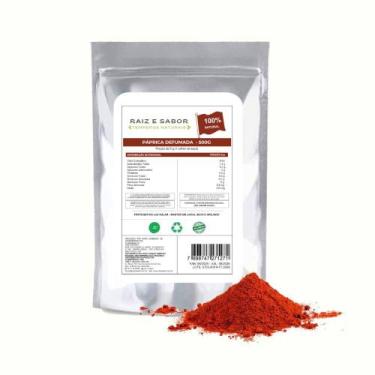Imagem de Paprica Defumada 500g, Raiz e Sabor Tempero Natural - Raiz e Sabor Tem