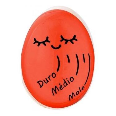 Imagem de Egg Timer Temporizador P/ Cozinhar Ovos No Ponto Certo - Geral, Vermel