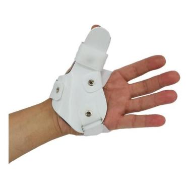 Imagem de Munhequeira Órtese Tala Pvc Polegar Imobilização Esquerdo - Ideal Orto