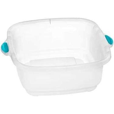 Imagem de Bacia Quadrada 10 Litros Saladeira Lavanderia Cozinha 225 Sanremo