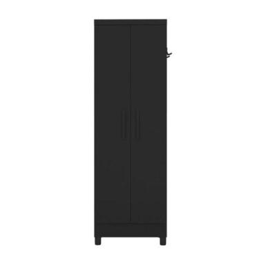 Imagem de Armário Multiuso 2 Portas Bologna Q01 Preto - Amarena Móveis, Preto