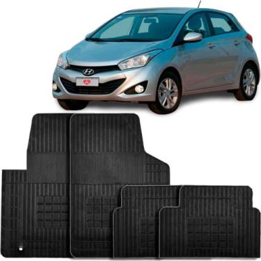 Imagem de Jogo Tapete Compativel Hb20 2012 a 2019 Preto - DISNAC