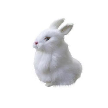 Imagem de Simulação de Páscoa Brinquedo de Coelho de Pelúcia Boneca de Coelho Bo