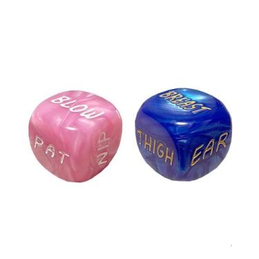 Imagem de Luminous English Appealing Dice Padrão de pérolas Casal de dados atrae