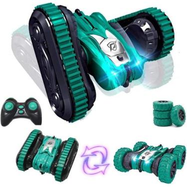 Imagem de Carro de controle remoto Carros RC Pneus de dupla face Converter carro