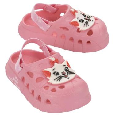 Imagem de Sandália Babuche Infantil Bebê Minnie Mickey Mouse, Vermelha, Estilo Crocs com Elástico (Rosa/Marie, BR, Criança de 1 a 3 anos, Numérico, 19)