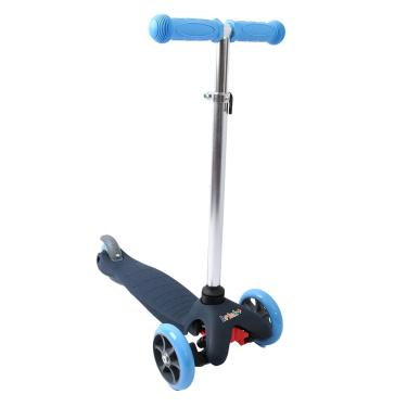 Imagem de Patinete Infantil 3 Rodas Cinza e Azul - brink+