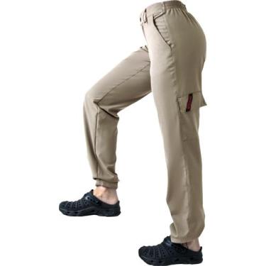 Imagem de CALÇA FEMININA PESCA mar negro PROTEÇÃO SOLAR 50 + UV, Caqui, P