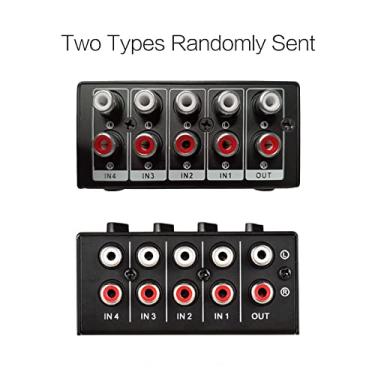 Imagem de Domary Mini Mixer de áudio Estéreo Com Controle de Volume Separado Shell Completo para Conexão do Alto -falante