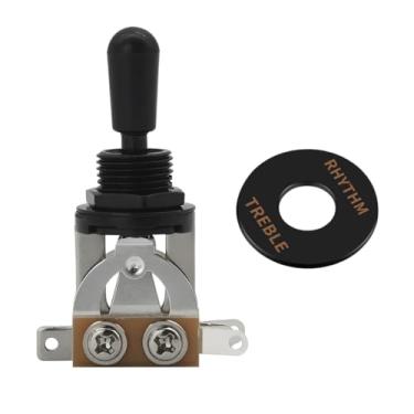 Imagem de Chave Seletora 3 Posições Para Guitarra Les Paul Com Escudo Plate