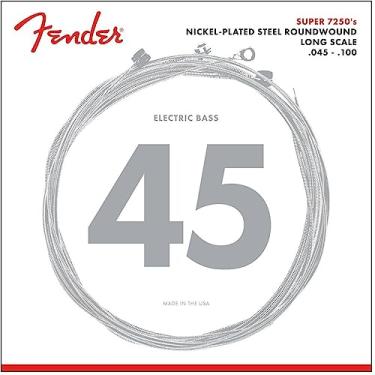 Imagem de Encordoamento para Contrabaixo 4 Cordas ACO 0.45 7250ML Niquelado Fender