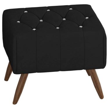 Imagem de Puff Puf Para Sala Pes Madeira Trit Veludo SL 944 Peer