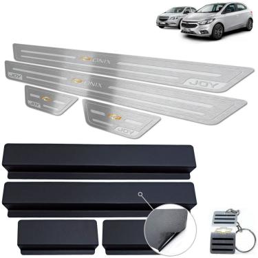 Imagem de Soleira Chevrolet Onix Joy 2013 A 2020 Prata Baixo Relevo