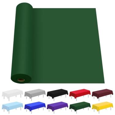 Imagem de CC-SLZP Toalha de mesa de plástico, toalha de mesa de plástico premium descartável para piquenique, festa, banquete, aniversário, casamento, aniversário (verde)