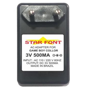 Imagem de Fonte DC 3V para Nintendo Game Boy Color e Game Boy Pocket - Compatíve