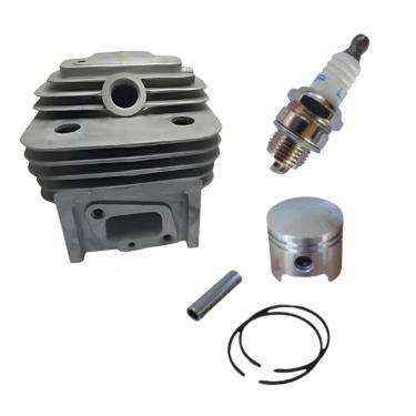 Imagem de Cilindro Completo Para Roçadeira 43cc 40mm Com Pistão Anéis Travas e Vela Para Manutenção Do Motor