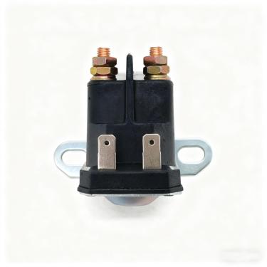 Imagem de Solenoide de arranque 606445 compatível com cortadores de grama Hustler – Apto para Dash, Dash XD, Raptor XL, FasTrak X XD XDX XL, TrimStar | Peça de reposição durável para trator de grama