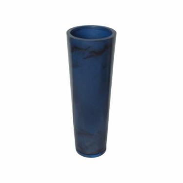 Imagem de Vaso De Planta Grande Coluna Ibiza Decorativo Luxo Moderno (azul manchado)