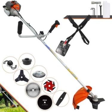 Imagem de Aparador de Grama Vulcan VR330P 2T 33cc 1,2HP 10000rpm 8 Em 1 Com Guid