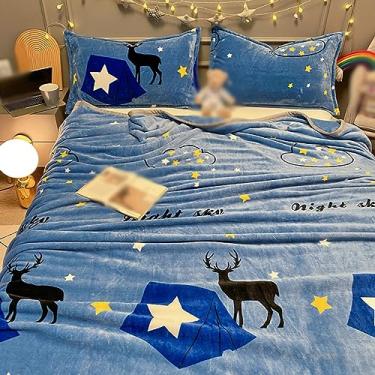 Imagem de Cobertor, único, quente, microfibra, cobertor de colo, elegante, semi-duplo, cobertor de pele, macio (cor 12, 180 * 200 cm)