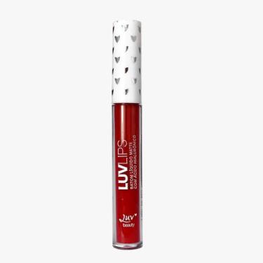 Imagem de Batom Liq LuvLips Lady In Red - Luv Beauty