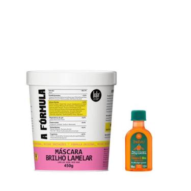 Imagem de Kit Lola A Fórmula Máscara 450ml e Pinga! Óleo de Cenoura e Oliva 50ml