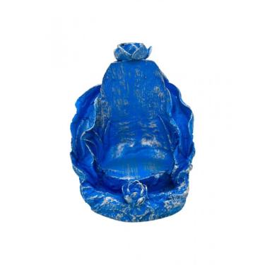 Imagem de Incensário Cascata Folha 11 cm Universal Azul Claro