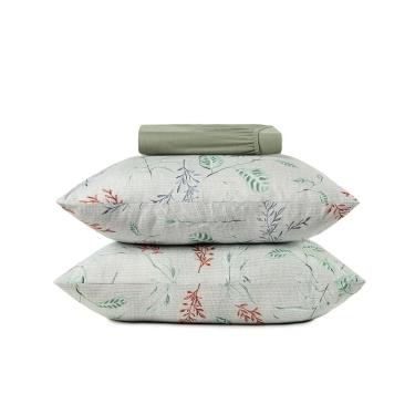 Imagem de Jogo Cama Casal 3 Pcs Fio Penteado Malha Altenburg