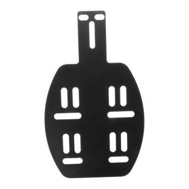 Imagem de harayaa Suporte de bagagem traseiro para bicicleta elétrica Suporte de porta-malas resistente e removível de porta-malas para bicicleta elétrica Encosto, Ângulo Estreito