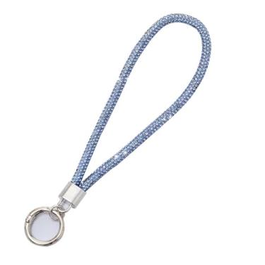 Imagem de Pulseira feminina com contas – Linda pulseira antiqueda com berloques – Corrente multifuncional compatível com todos os smartphones (azul)