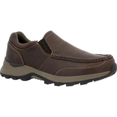 Imagem de ROCKY Trophy Series 7,6 cm impermeável slip-on robusto casual, Marrom, 43