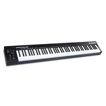 Imagem de M-Audio Keystation 88 MK3 – 88 Key Semi Weighted MIDI Keyboard Controller for Complete Command of Virtual Synthesizers and DAW parameters
