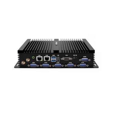Imagem de VENOEN Mini Pc Industrial, Sem Ventoinha I7, Computador, Core I7 8550U, W11 Pro, Hd 1.4, Vga, Tela Dupla, 6 Portas Rs232, Lan Rj45, Usb, Slot Para Sim, Wlan, Bt4.0, Wol, Raid, 16 Gb De Ram, 512 Ssd