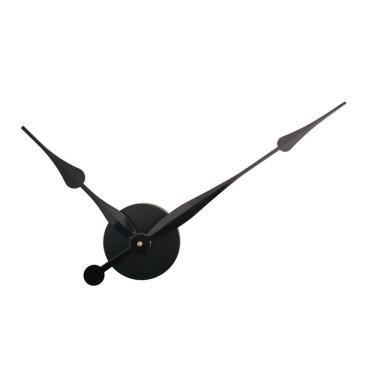 Imagem de Relógio de parede moderno, minimalista, elegante, preto, metal 41cm