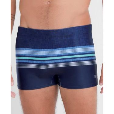 Imagem de Sunga Boxer Box Masculina Com Estampa Texturizada E Forro Interno-Masculino