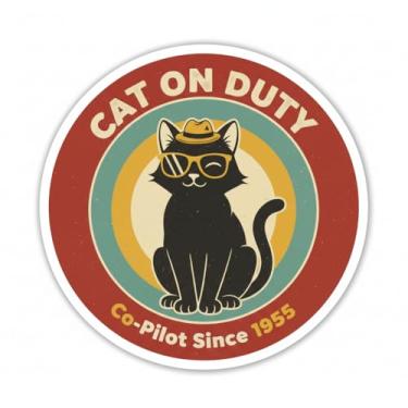 Imagem de Adesivo Decorativo para Carro e Moto, Modelo Gatinho (Adesivo57)